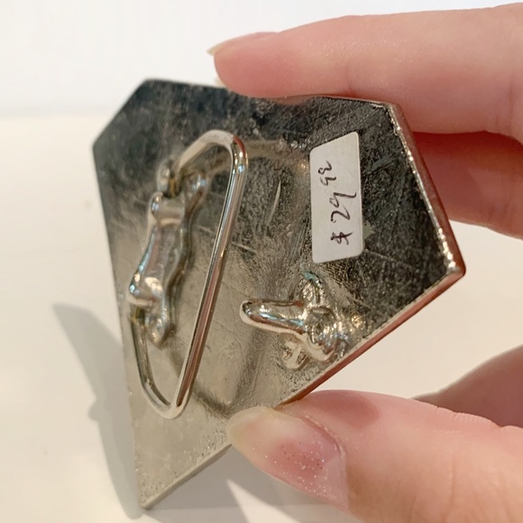 Superman DC Comics Metal Belt Buckle White Black - Picture 6 of 7